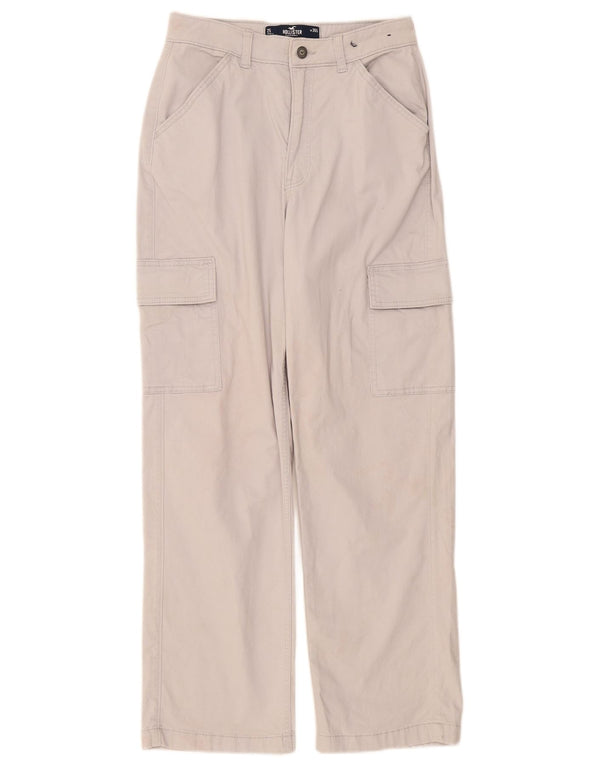 Hollister Damen Cargohose „Dad High Waist“ US 2 XS W26 L28 Grau