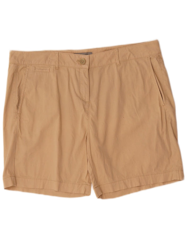 Marks & Spencer Damen Chinoshorts UK 16 Large W38 Beige Baumwolle