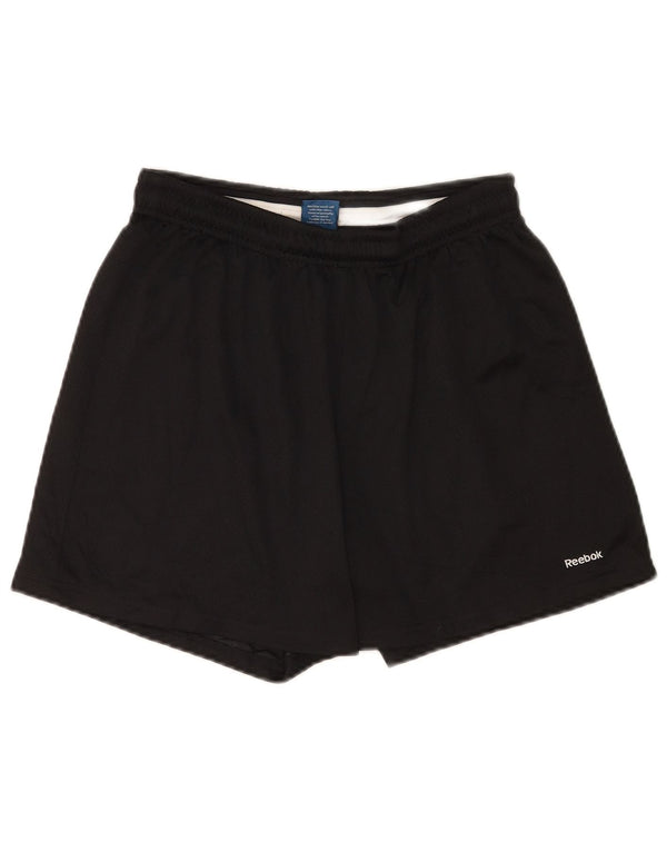Reebok Herren Sport Shorts Small Schwarz Polyester