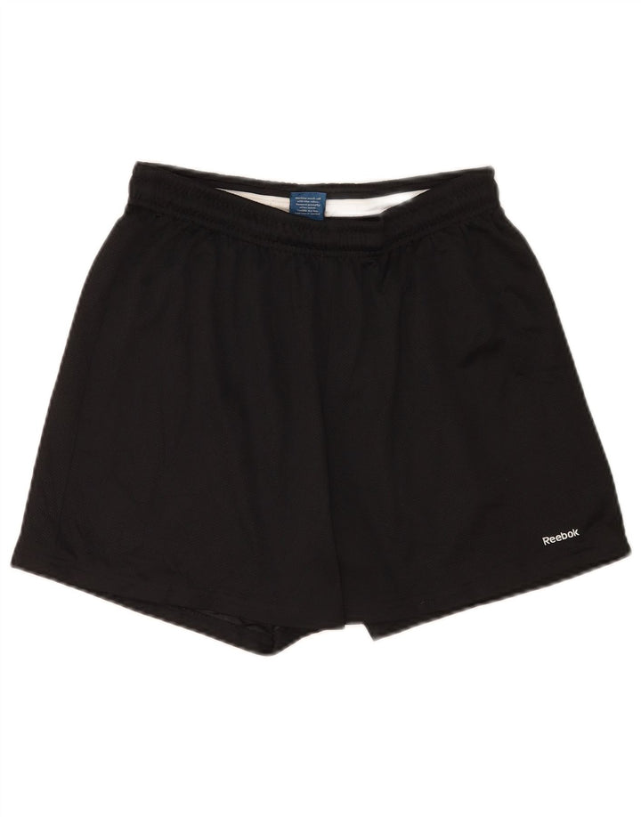 Reebok Herren Sport Shorts Small Schwarz Polyester