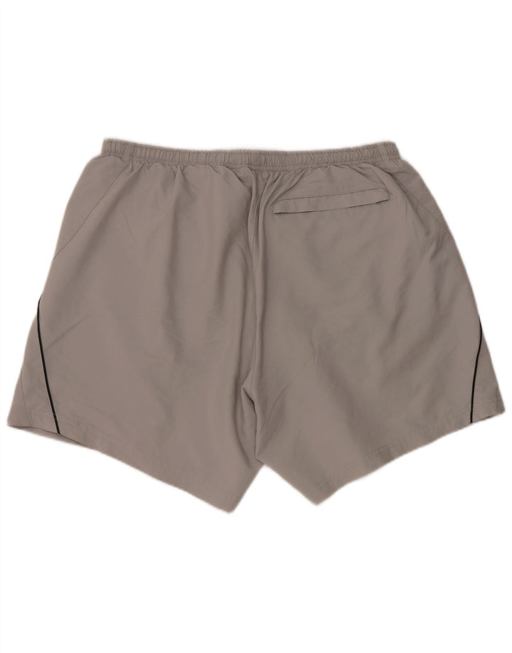 NIKE Herren Sportshorts 2XL Grau Polyester
