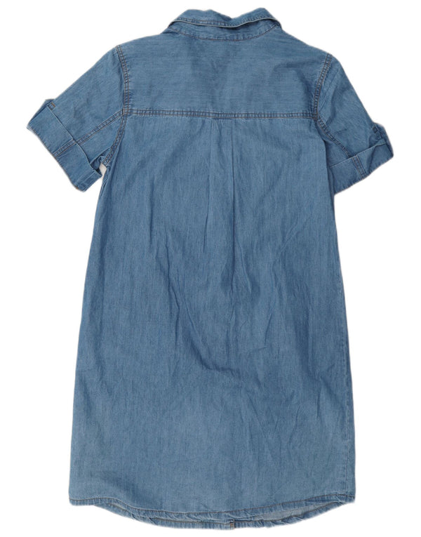 Lipsy Damen-Jeanskleid, Größe S, Blau, Baumwolle, UK 10
