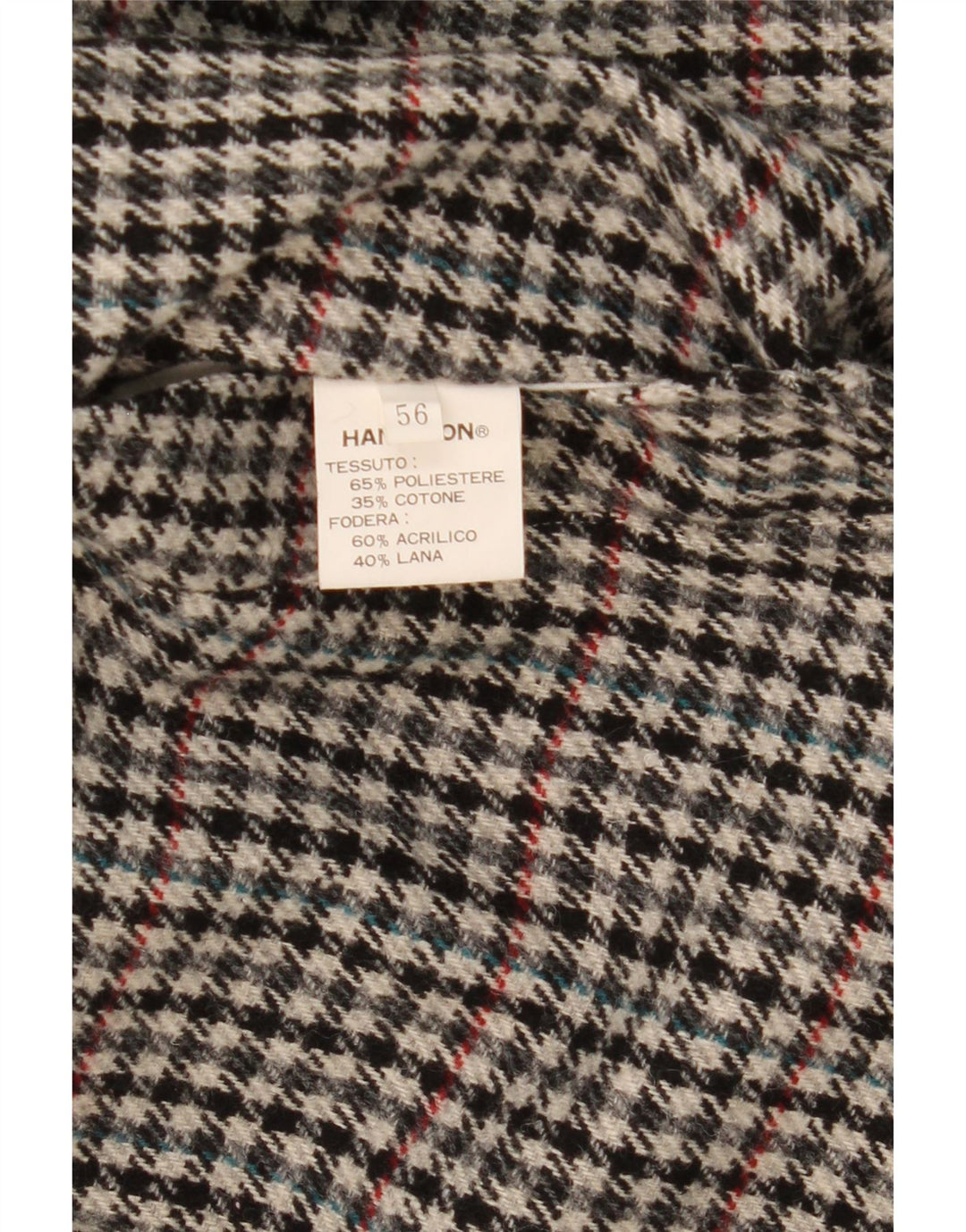 Hamilton Herren Wende-Trenchcoat IT 56 3XL Grau kariertes Polyester