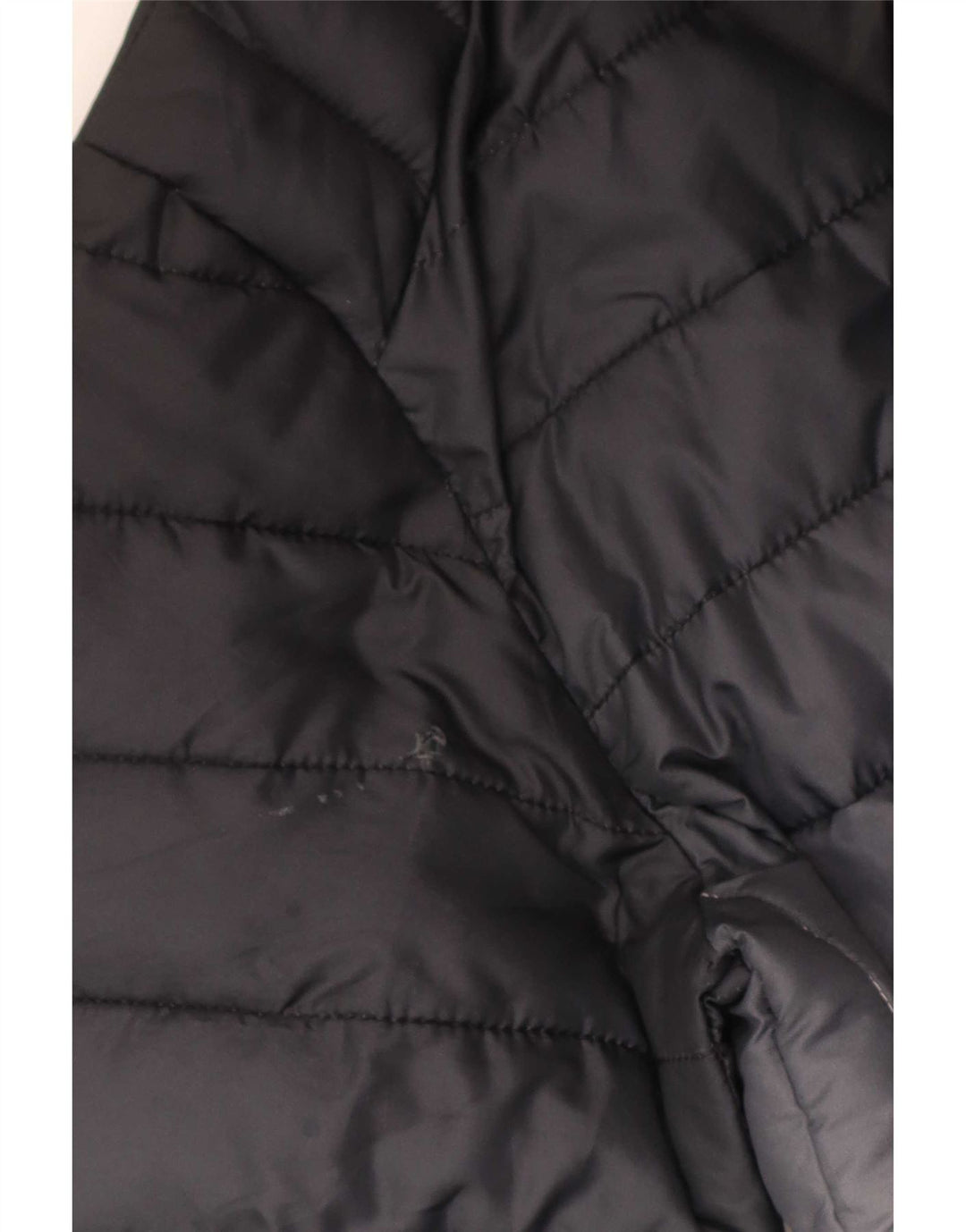 Ellesse Womens Hooded Wattierte Jacke UK 14 Mittel Marineblau Farbblock