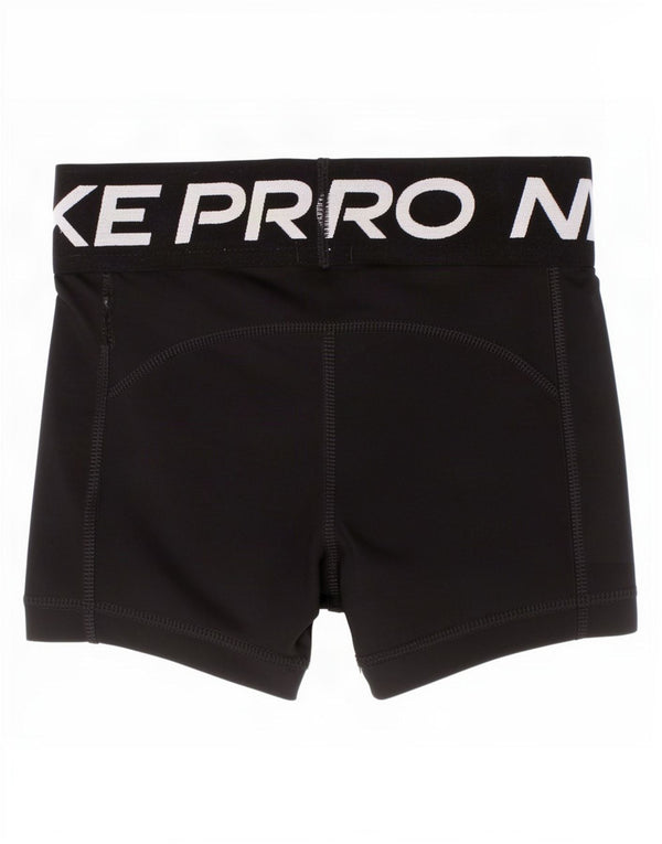 Nike Mädchen Graphic Sport Shorts 6–7 Jahre XS Schwarz Polyester