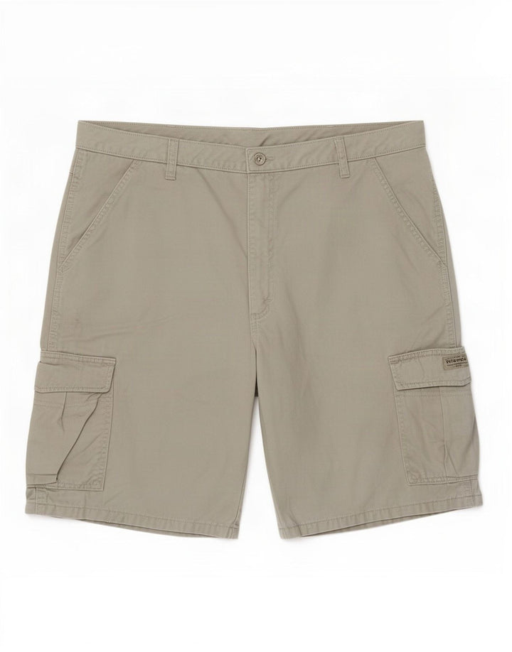 Wrangler Herren-Cargoshorts, groß, W36, graue Baumwolle