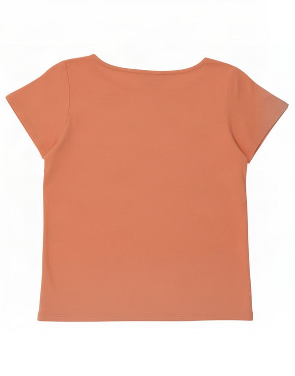 Crew Clothing Damen T-Shirt Top UK 8 Small Rosa Baumwolle