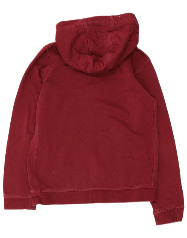 Nike Jungen-Pullover mit grafischem Kapuzenpullover, 12–13 Jahre, groß, Burgunderrot, Baumwolle