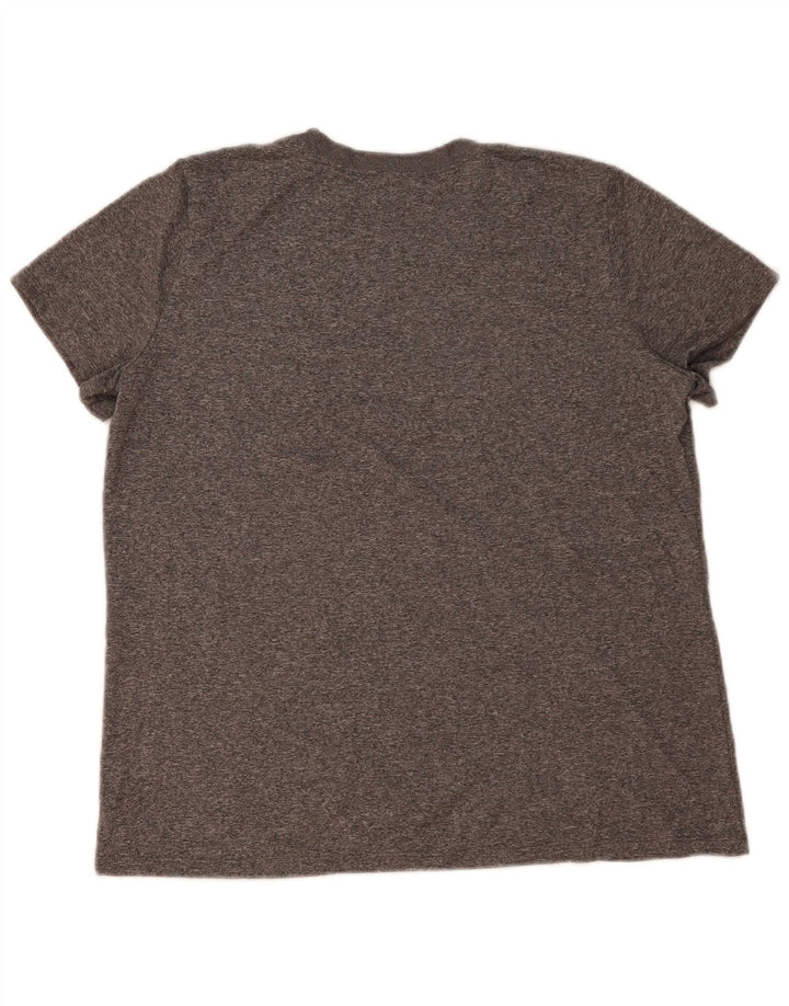 Nike Herren Dri Fit T-Shirt Top XL Grau meliert