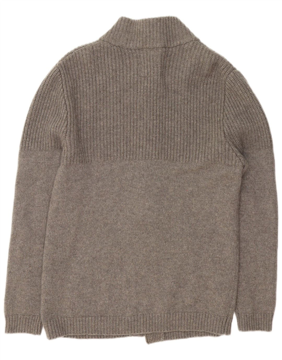 Guess Herren-Cardigan-Pullover XL aus grauer Wolle