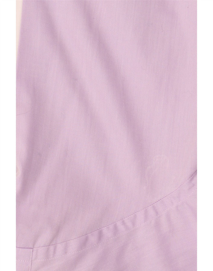 Hugo Boss Herren-Hemd in normaler Passform, Größe 4015, 3/4 mittelviolette Baumwolle