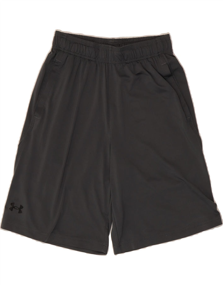 UNDER ARMOUR Mens Sport Shorts Small  Grey Polyester Vintage Under Armour and Second-Hand Under Armour from Messina Hembry 