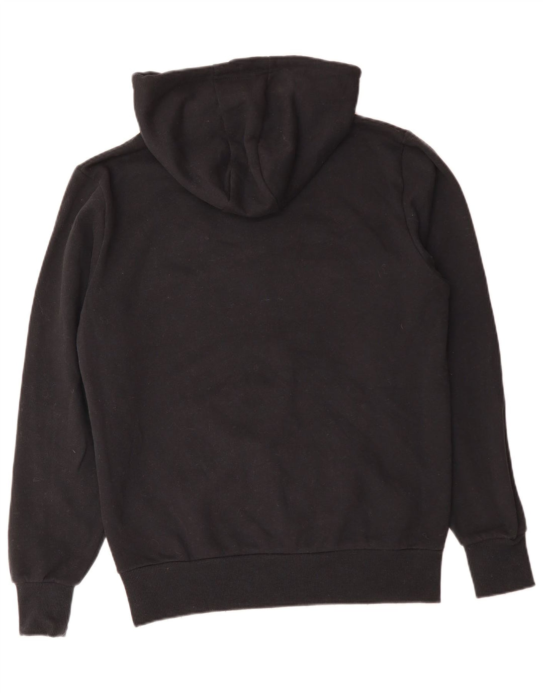 ELLESSE Herren-Kapuzenpullover mit Reißverschluss, mittlerer schwarzer Baumwolle