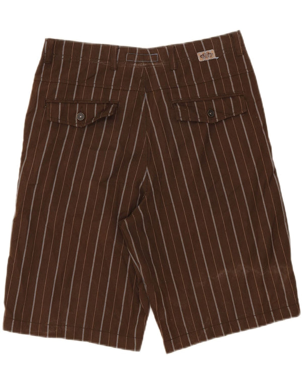 Vans Herren-Chinoshorts W28, klein, braun gestreift, Polyester
