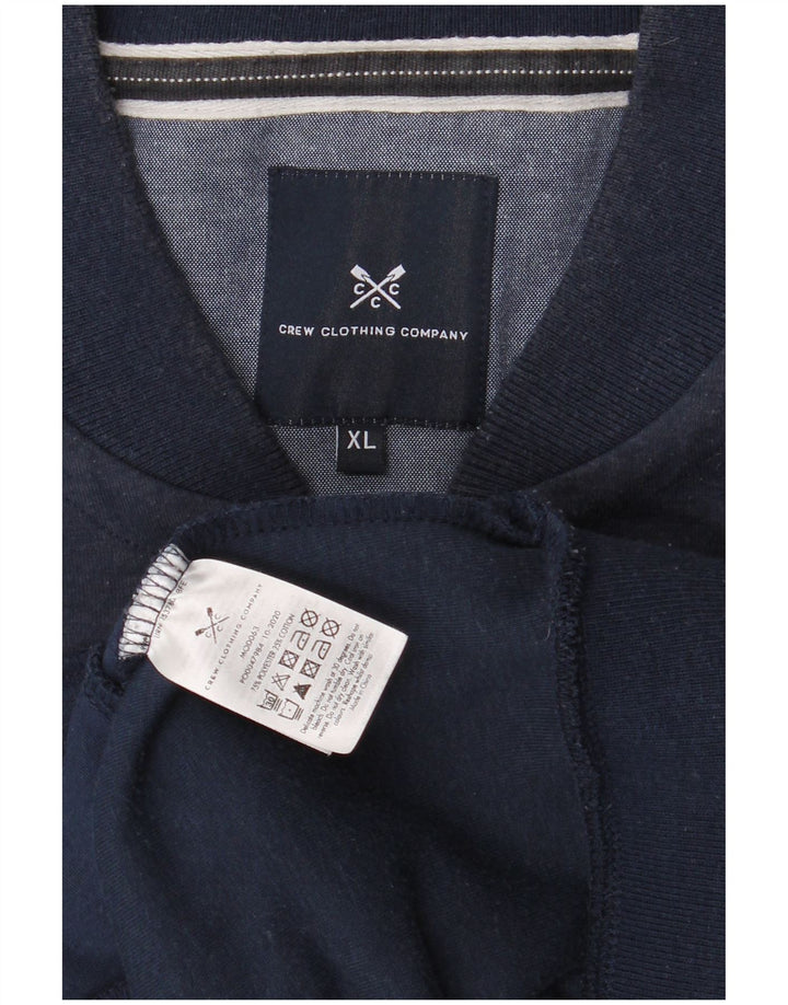 Crew Clothing Herren-Trainingsanzug-Oberteil, Jacke, XL, Marineblau, Polyester