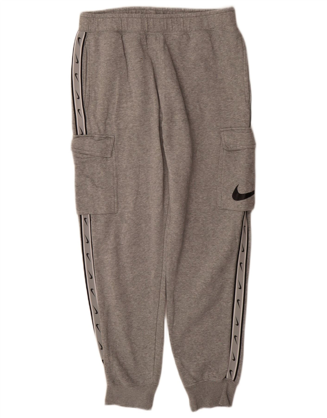 Nike Herren-Trainingsanzug mit grafischer Cargo-Hose, mittelgrau gefleckt
