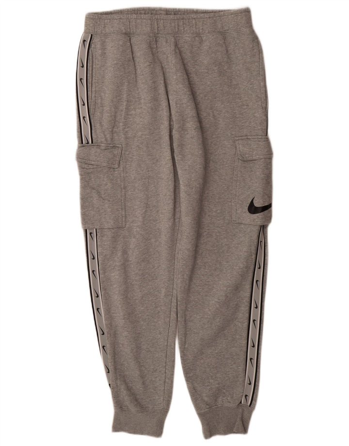 Nike Herren-Trainingsanzug mit grafischer Cargo-Hose, mittelgrau gefleckt