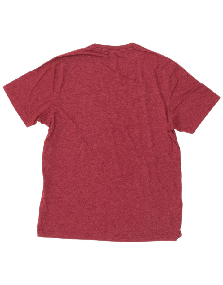 EDDIE BAUER Herren-T-Shirt mit Grafik, mittlere kastanienbraune Baumwolle