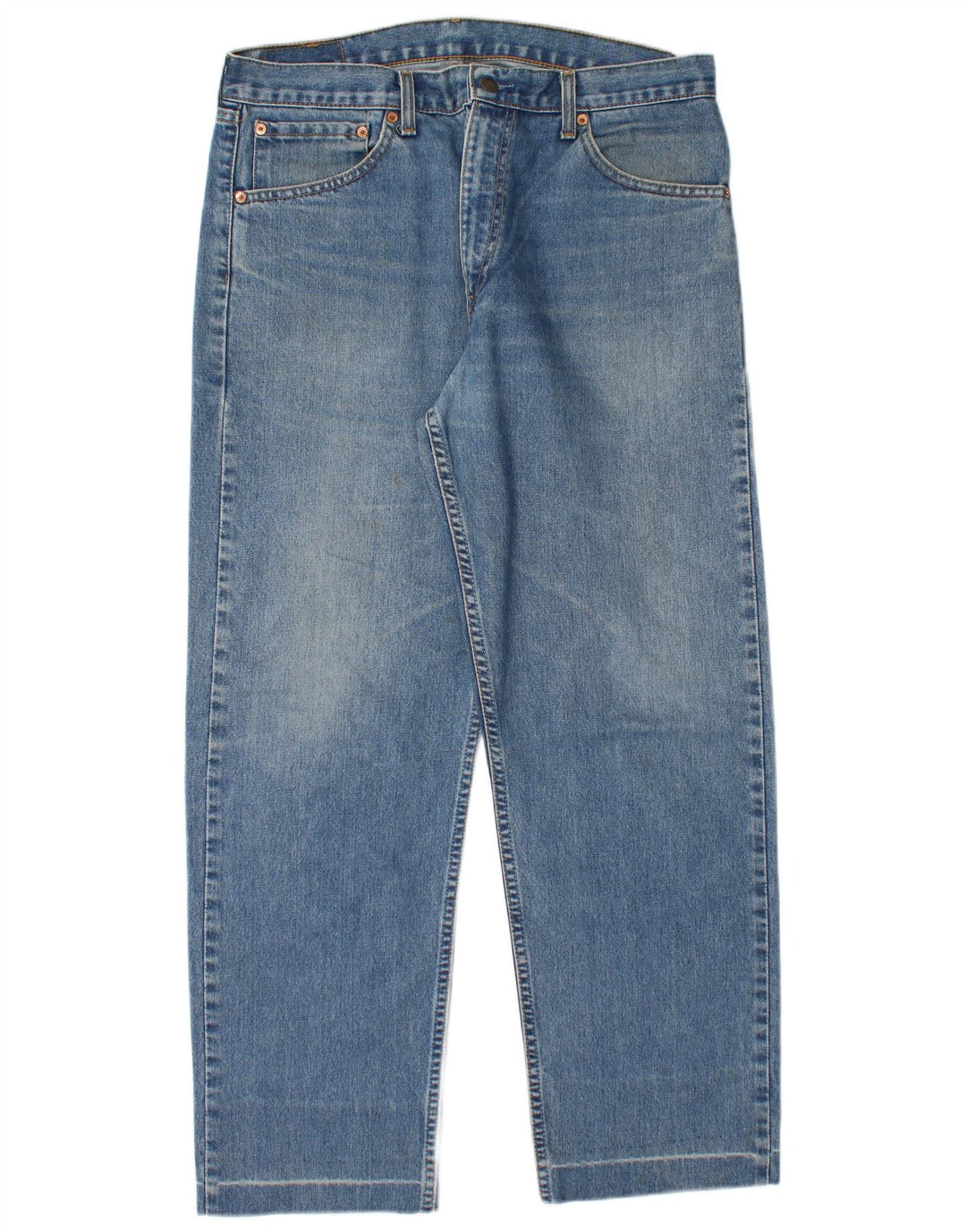 LEVI'S Herren 521 High Waist Tapered Jeans W36 L30 Blaue Baumwolle