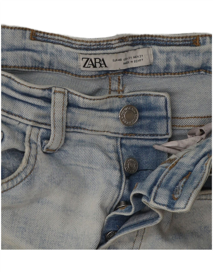 Zara Herren Distressed Skinny Jeans EU 40 Mittel W31 L29 Blau