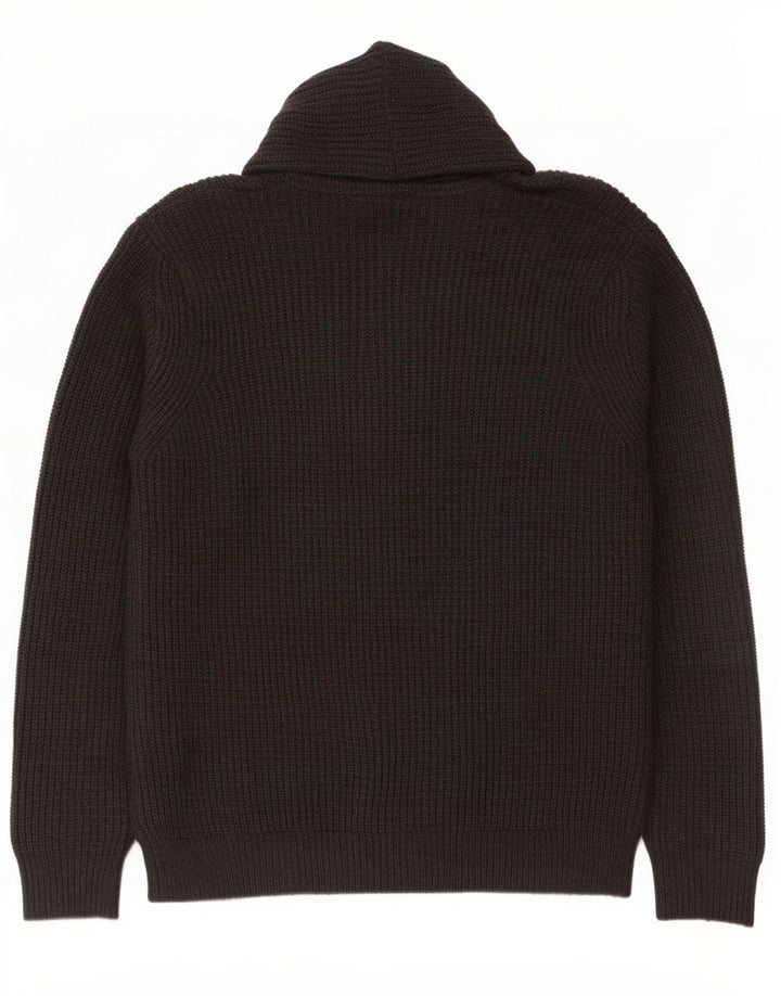 Zara Herren-Cardigan-Pullover, groß, Grau