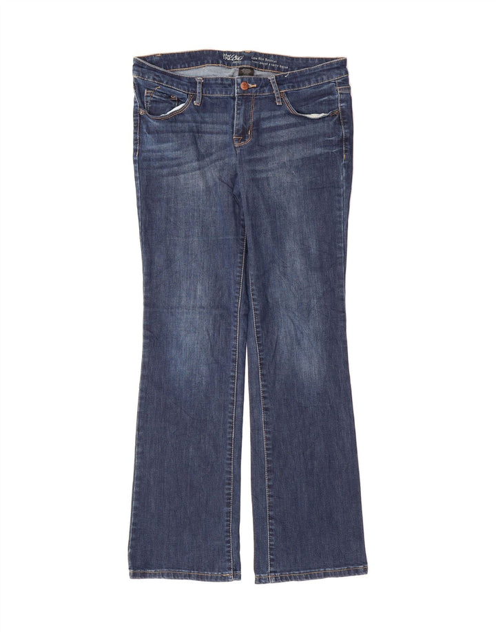 MOSSIMO Womens Low Waist Bootcut Jeans US 8 Medium W29 L32 Blue Cotton Vintage Mossimo and Second-Hand Mossimo from Messina Hembry 
