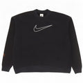 Nike Herren-Sweatshirt mit Dri-Fit-Grafik, groß, aus schwarzer Baumwolle