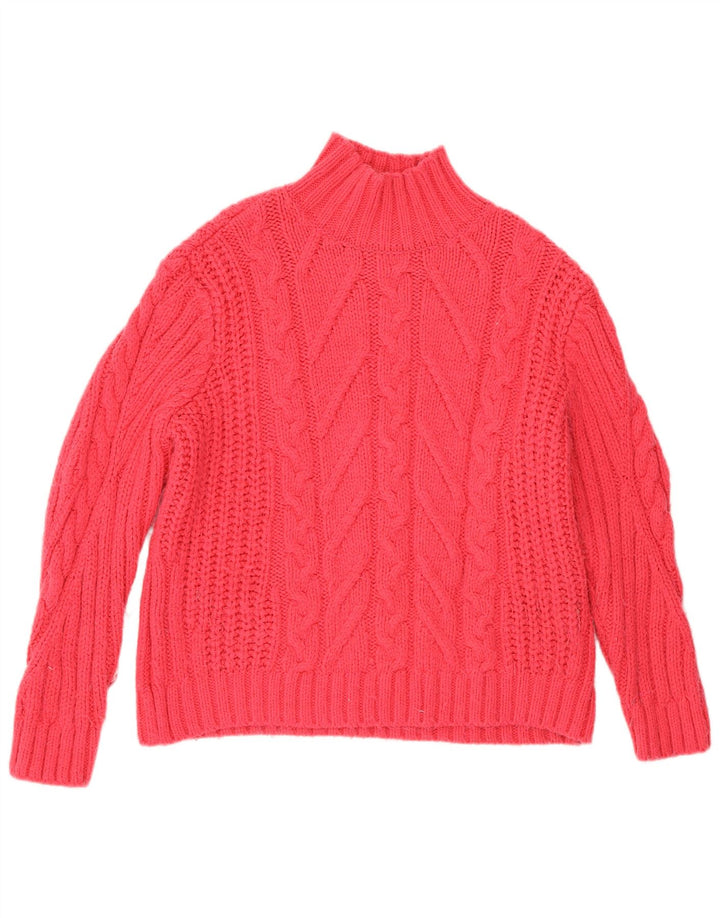 Marks & Spencer Rollkragenpullover für Damen, Gr. 12, Mittelrosa