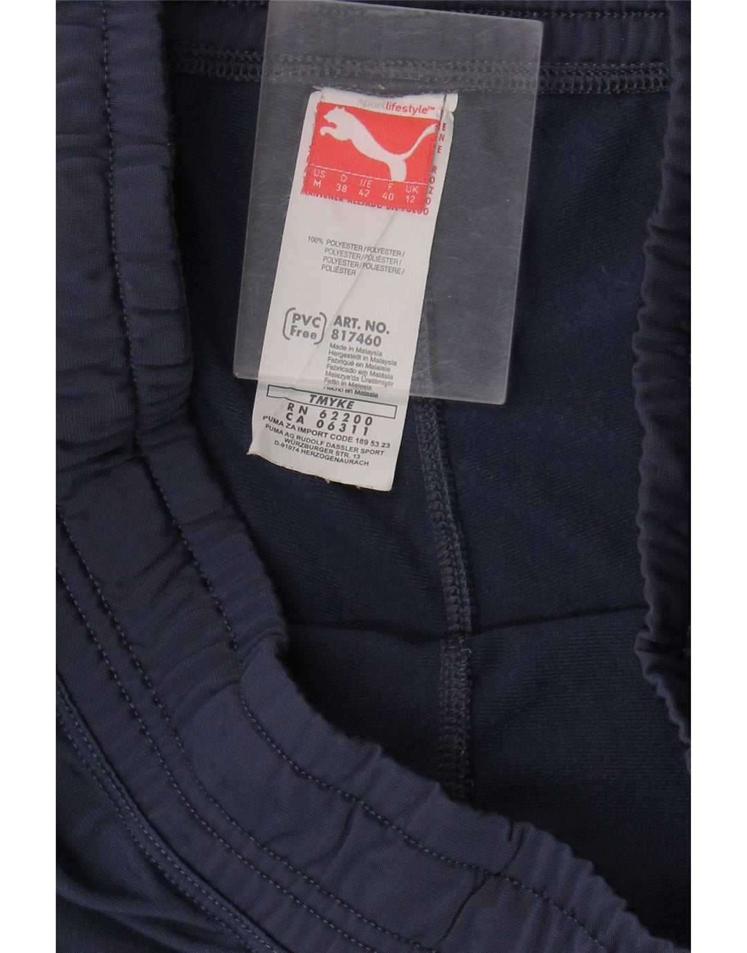 PUMA Womens Tracksuit Trousers Joggers UK 12 Medium Navy Blue Vintage Puma and Second-Hand Puma from Messina Hembry 