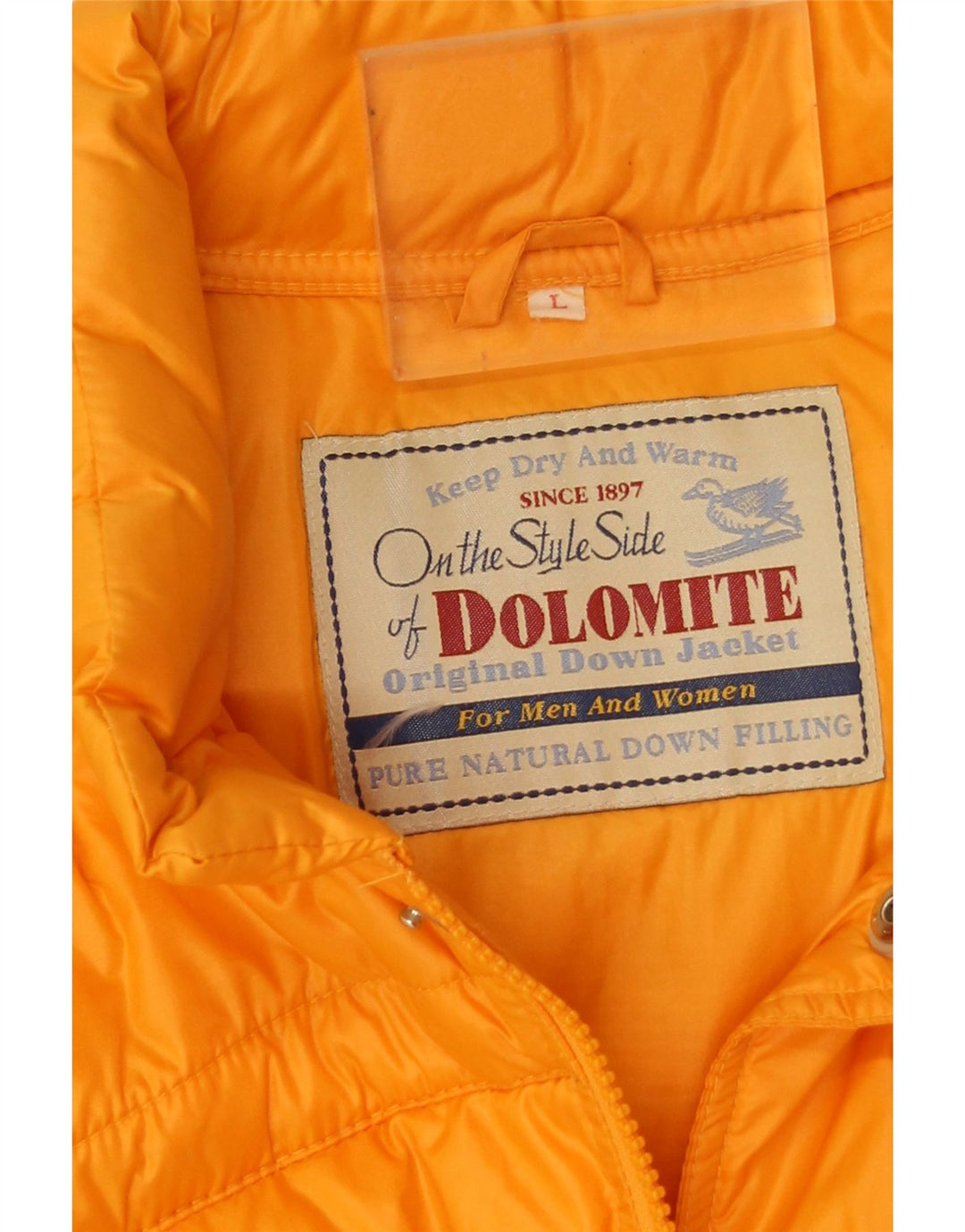 Dolomite Herren Wattierte Weste UK 40 Large Orange Nylon