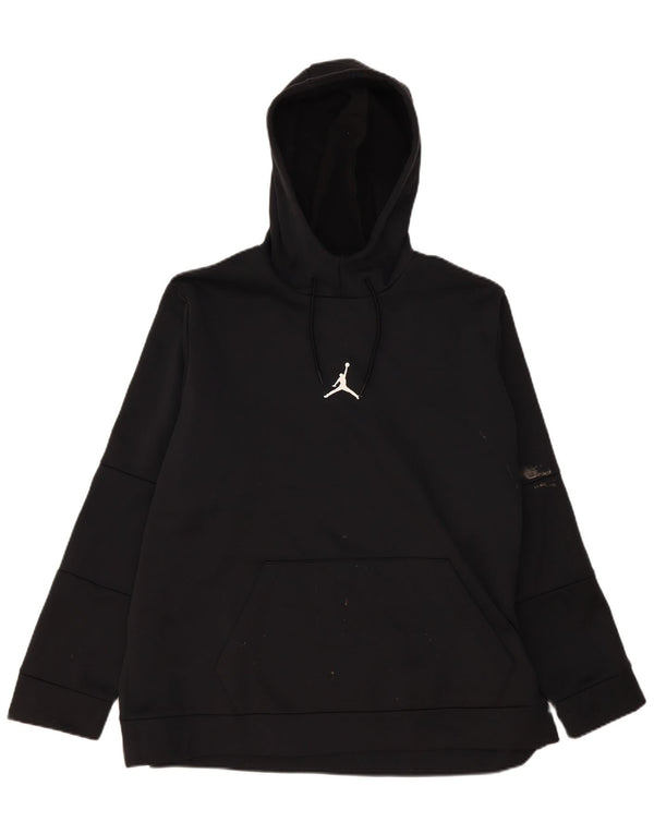 Jordan Herren Graphic Standard Fit Kapuzenpullover 2XL Schwarz Polyester