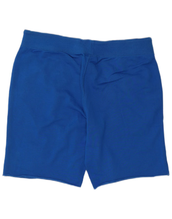 Champion Herren Sportshorts mit Grafik, Größe L, Blau, Baumwolle