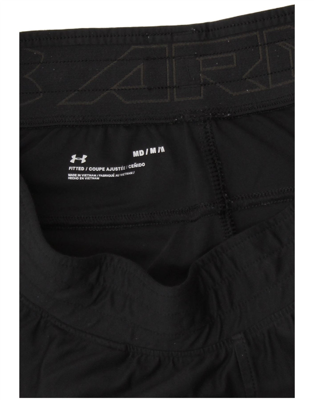 Under Armour Damen-Trainingshose UK 12 Mittelschwarzes Polyester