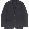 Trussardi Herren-Blazer mit 2 Knöpfen, EU 52, XL, Marineblau, Baumwolle