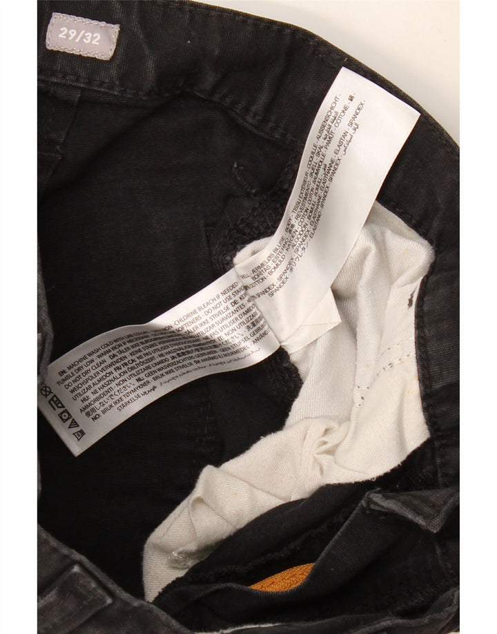 ARIAT Herren-Cargohose mit entspannter Passform, gerade Passform, W29, L32, schwarze Baumwolle