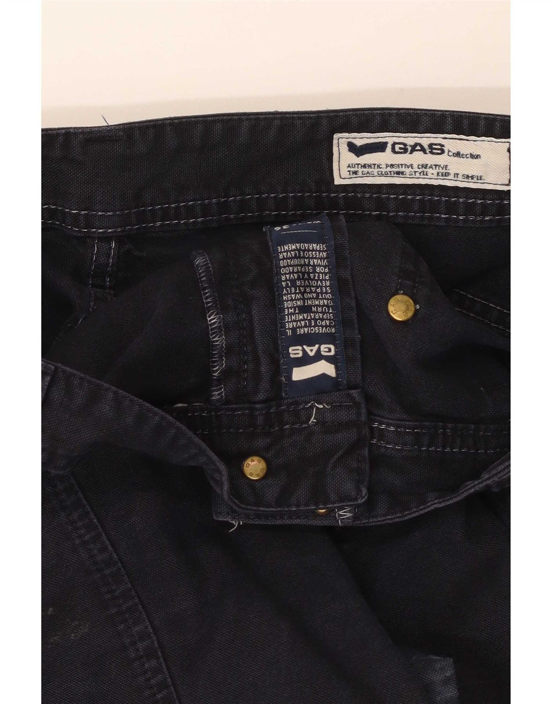 Gas Herren Cargoshorts W36 Large Marineblau