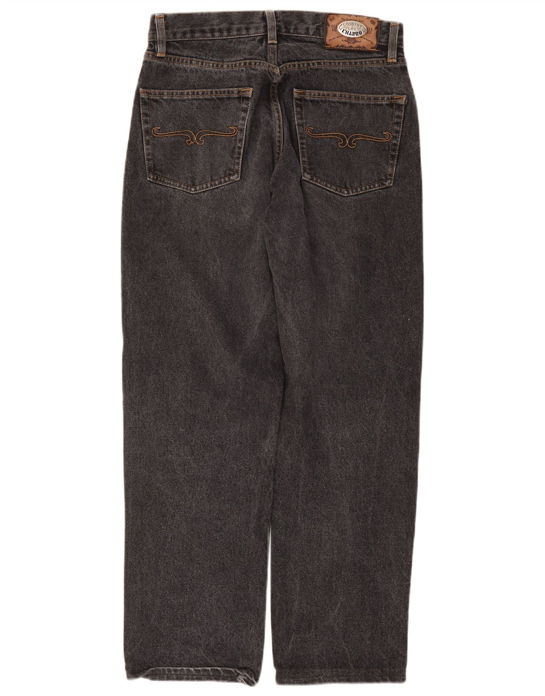 Charro Herren Straight Jeans W33 L29 Graue Baumwolle