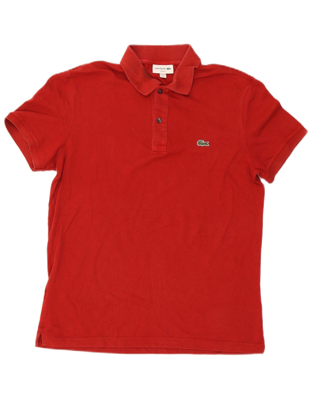 Lacoste Herren Slim Fit Poloshirt Größe 5 Large Rot