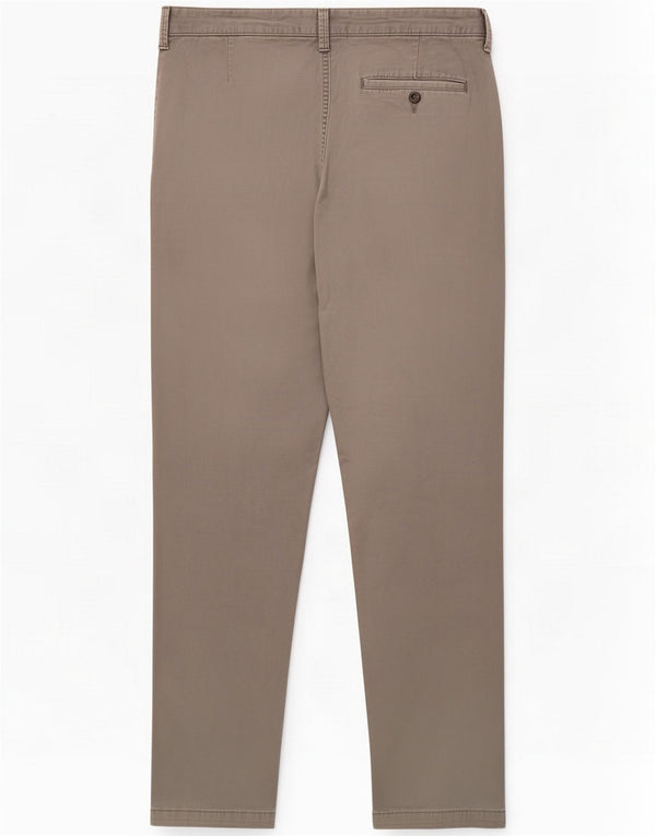 Marks & Spencer Mens Tapered Chino Trousers W36 L33 Grey Cotton