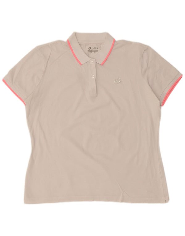 LOTTO Damen Poloshirt UK 20 2XL Weiß