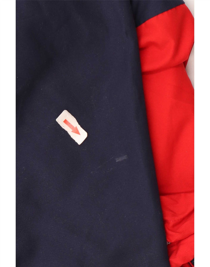 Fila Herren-Trainingsanzug mit grafischer Kapuze, mittelgroß, Marineblau, Farbblock