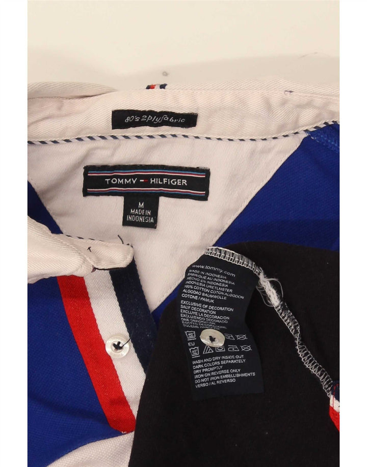 Tommy Hilfiger Rugby-Poloshirt mit Grafik für Herren, mittelgroß, mehrfarbig