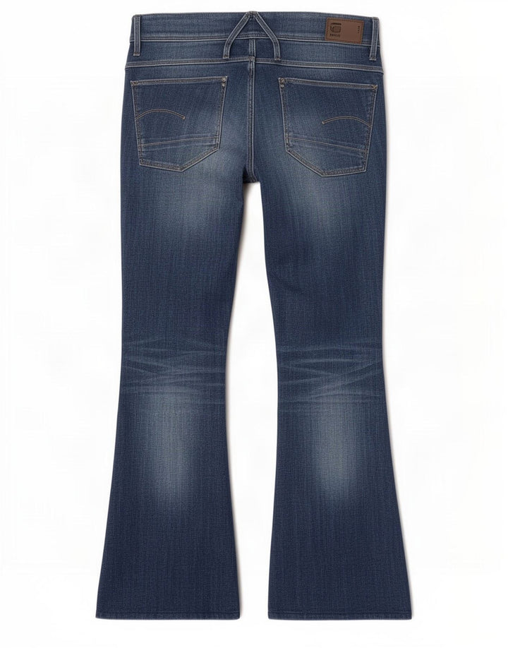 G-Star Damen Lynn Flared Jeans W32 L30 Blaue Baumwolle
