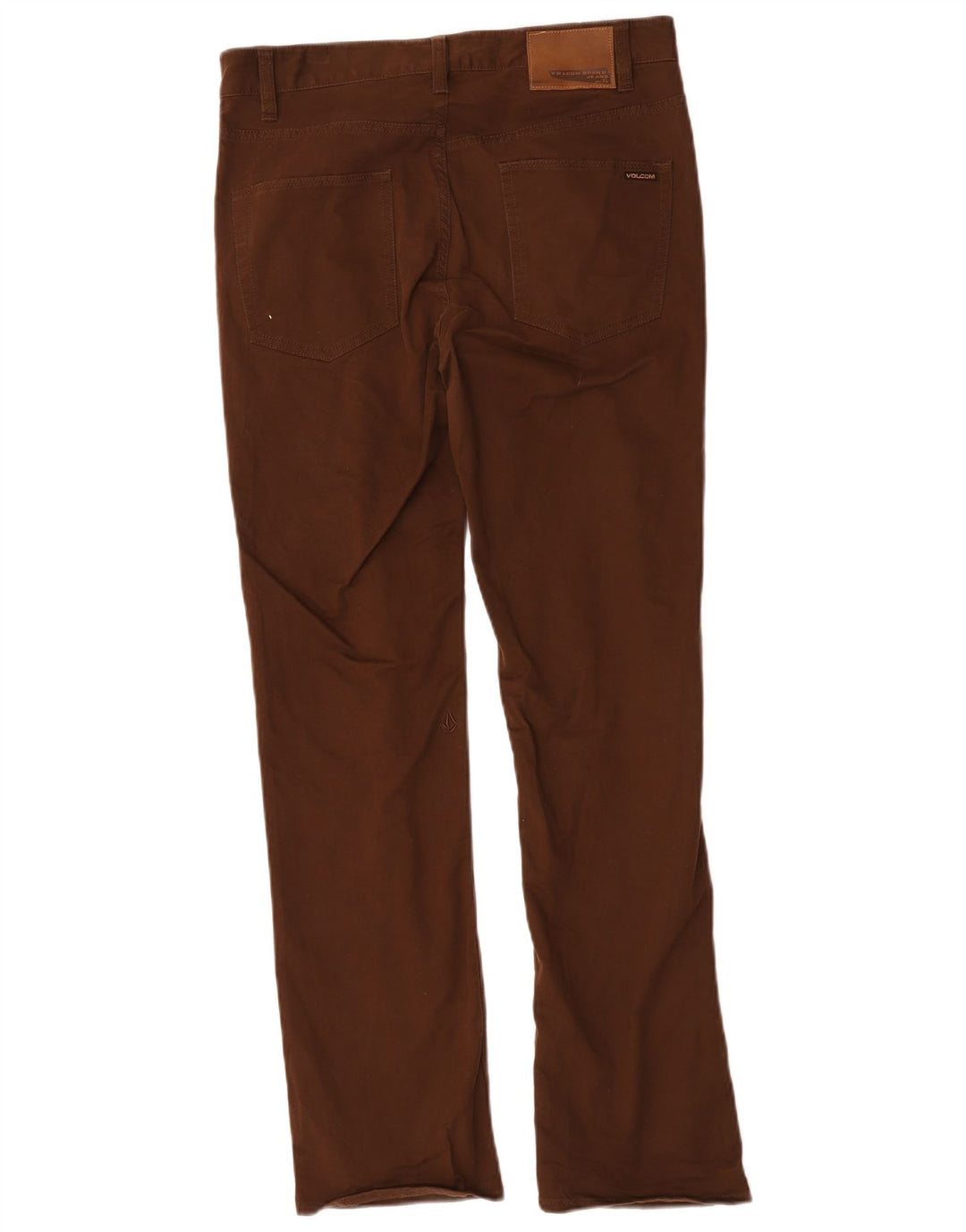Volcom Herren Solver Straight Freizeithose W30 L31 Braune Baumwolle