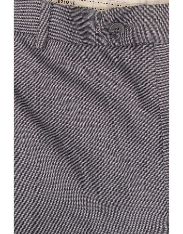 Gerade Herren-Chinohose von Marks & Spencer, W44, L29, Grau, Polyester