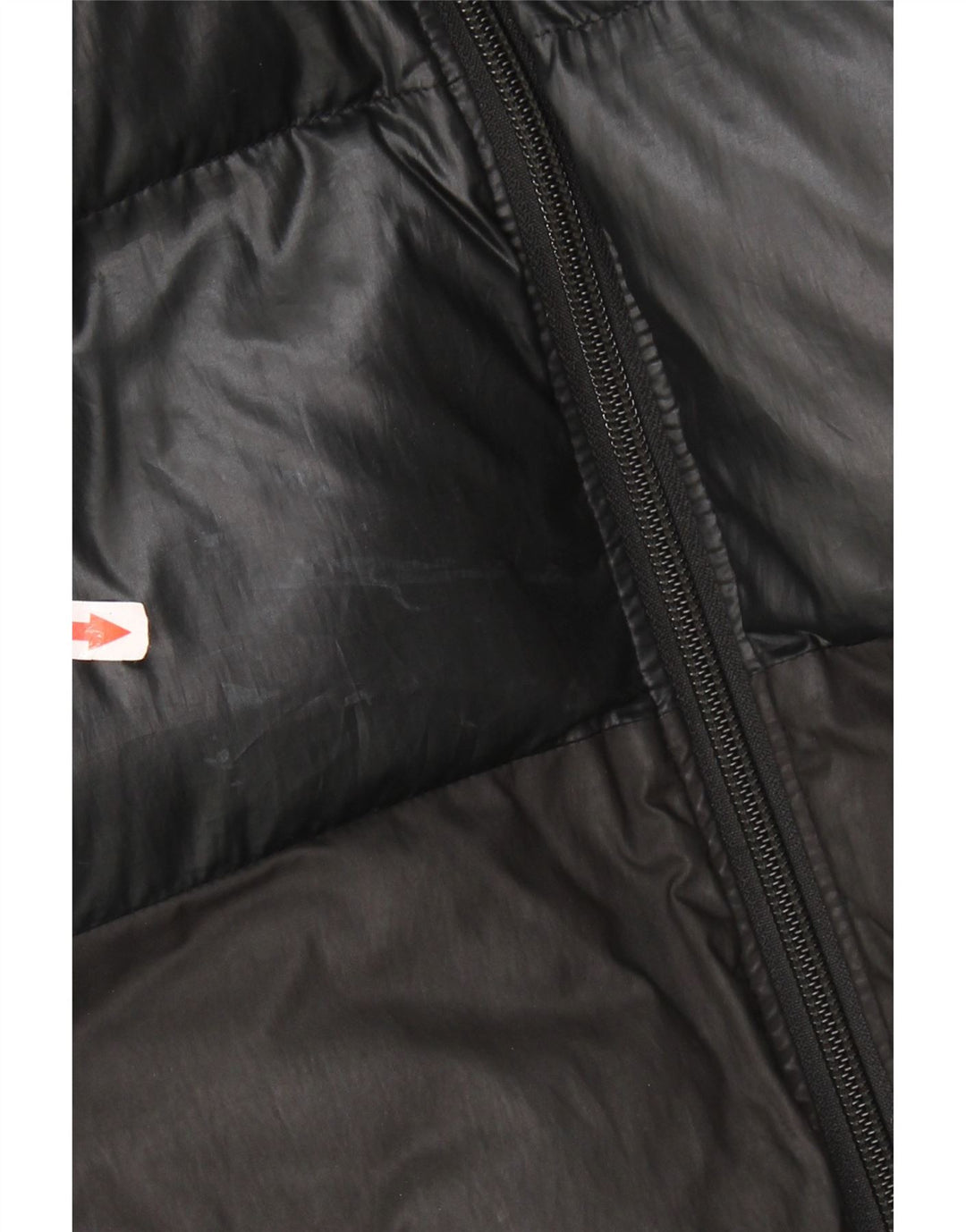 ADIDAS Wattierte Damenjacke mit Kapuze, UK 16, Größe L, Schwarz, Colourblock-Polyester