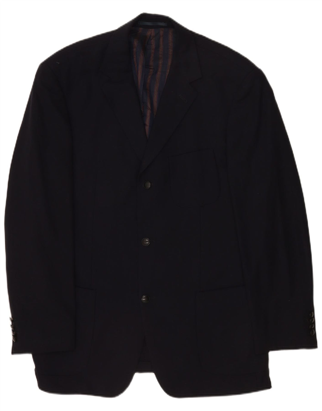 Hugo Boss Herren-Blazer mit 3 Knöpfen, EU 52, XL, Marineblau, Schurwolle