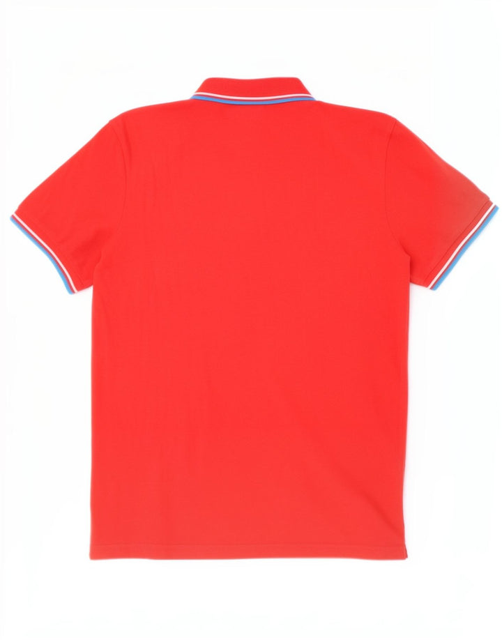 Diadora Herren-Poloshirt, große rote Baumwolle