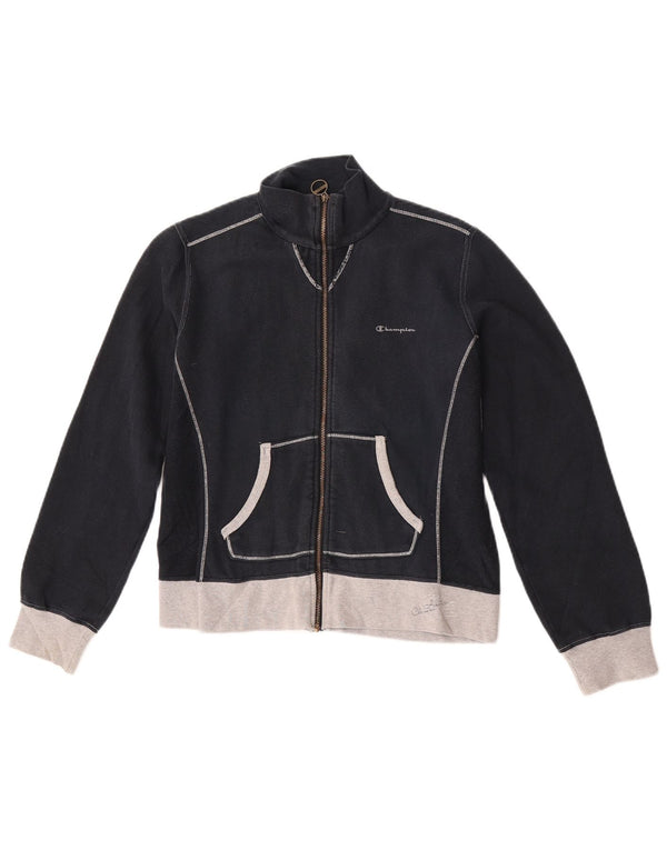 Champion Damen-Trainingsanzugoberteil, UK-Gr. 14, Mittelmarineblau