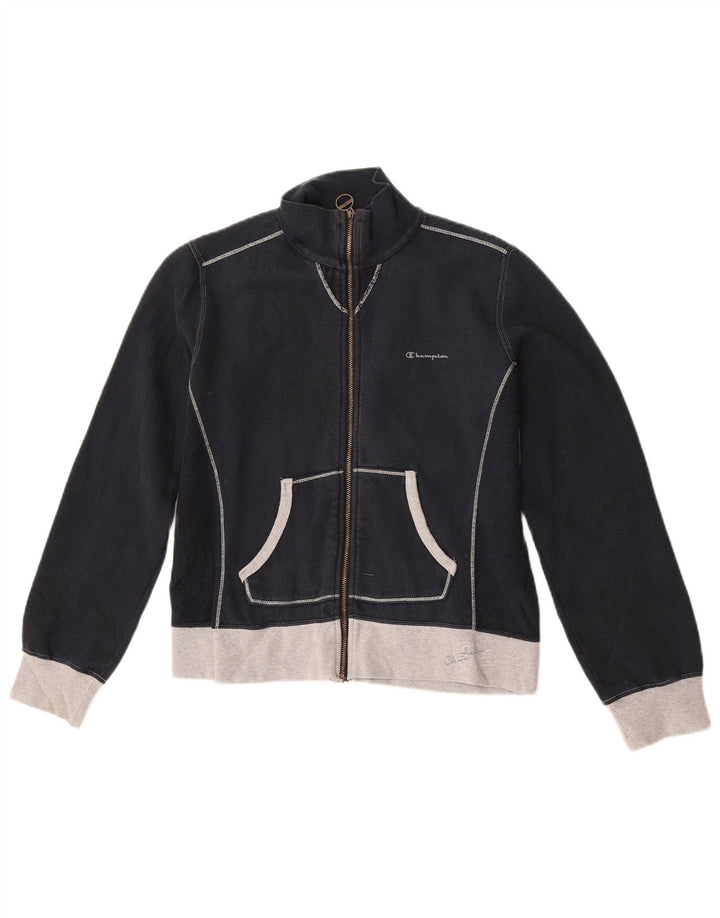 Champion Damen-Trainingsanzugoberteil, UK-Gr. 14, Mittelmarineblau